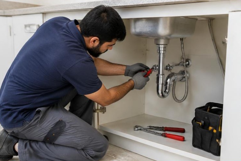 Plumbing leak rectification